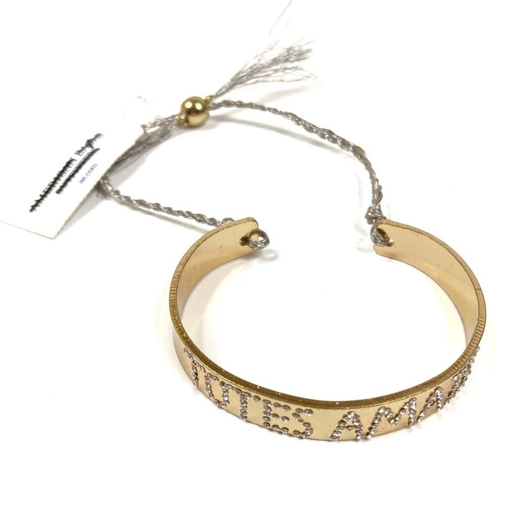 American Eagle | Gold Rhinestone Totes Amaze Bracelet